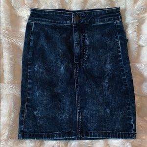 Jean pencil skirt